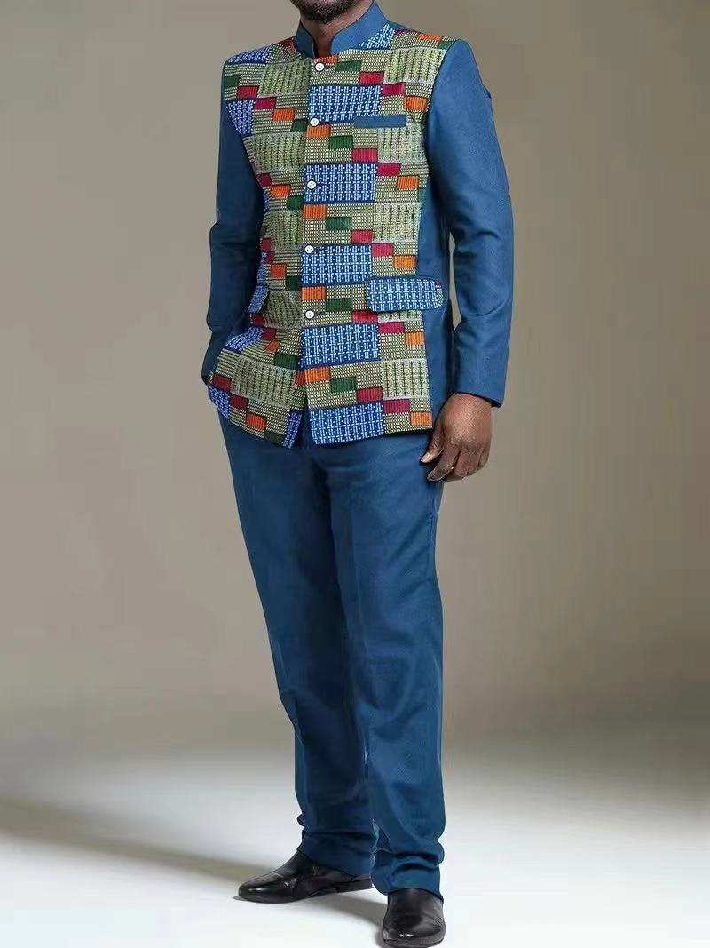 Men'S Formal Wear For A Wedding - Erkek Afrika Kaftan Takımı, Uzun Kollu