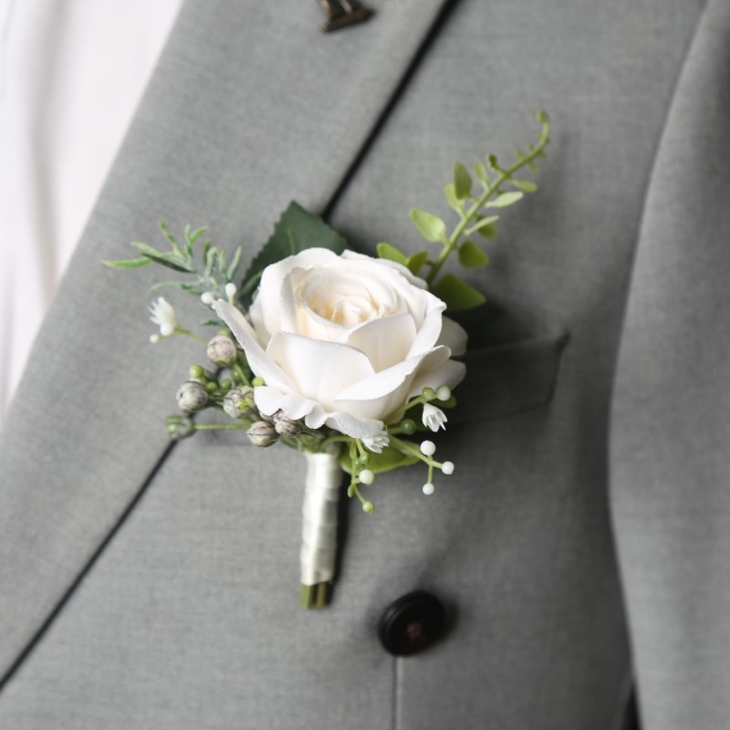 Men'S Formal Wear For A Wedding - Düğün Takım Elbise Korsaj Adam Çiçek