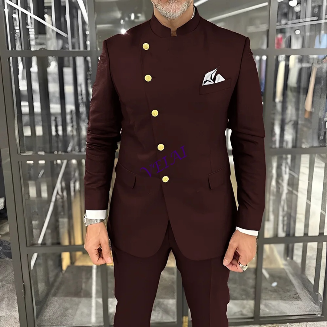 Men'S Formal Wear For A Wedding - Özel Slim Fit Damatlık Takımı 2