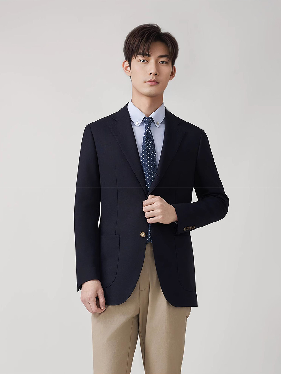 Men'S Formal Wear For Graduation - Erkek Premium % 50% Yün Blazer
