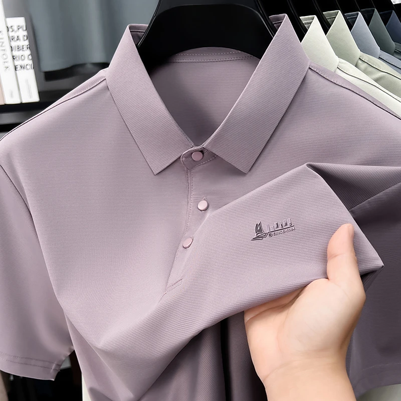 Men'S Polo Formal Wear - Erkek İş Günlük Polo Gömlekleri Kısa
