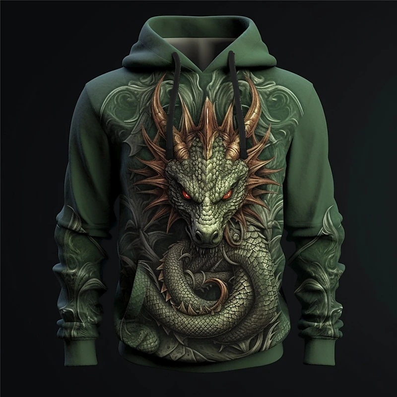 Y2K Formal Wear Men - Erkekler için moda 3D Hoodies y2k