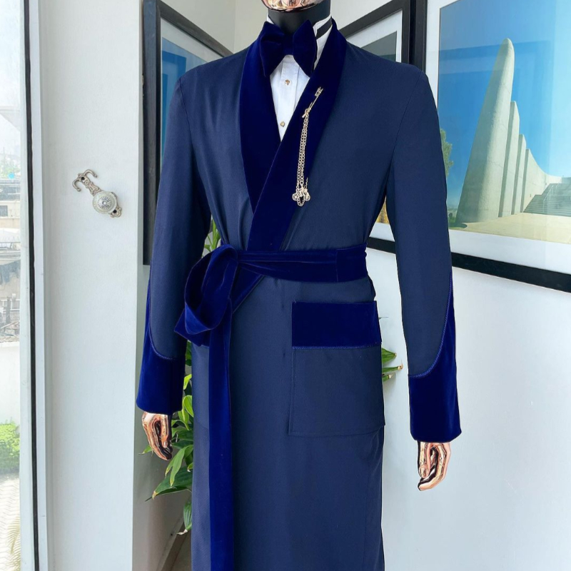 Men Formal Wear Blue - Özel Yapılmış Kraliyet Mavi Erkek Takım