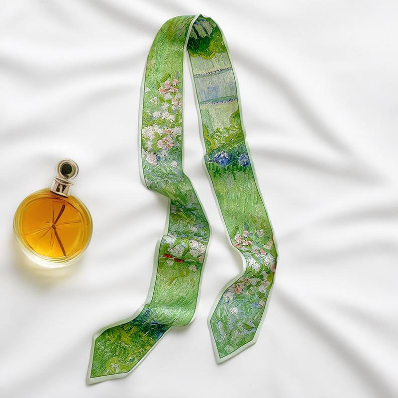 Baskılı Uzun Saç Bandı İnce Bo - Silk Tie Woven incelemesi ve fiyatı
