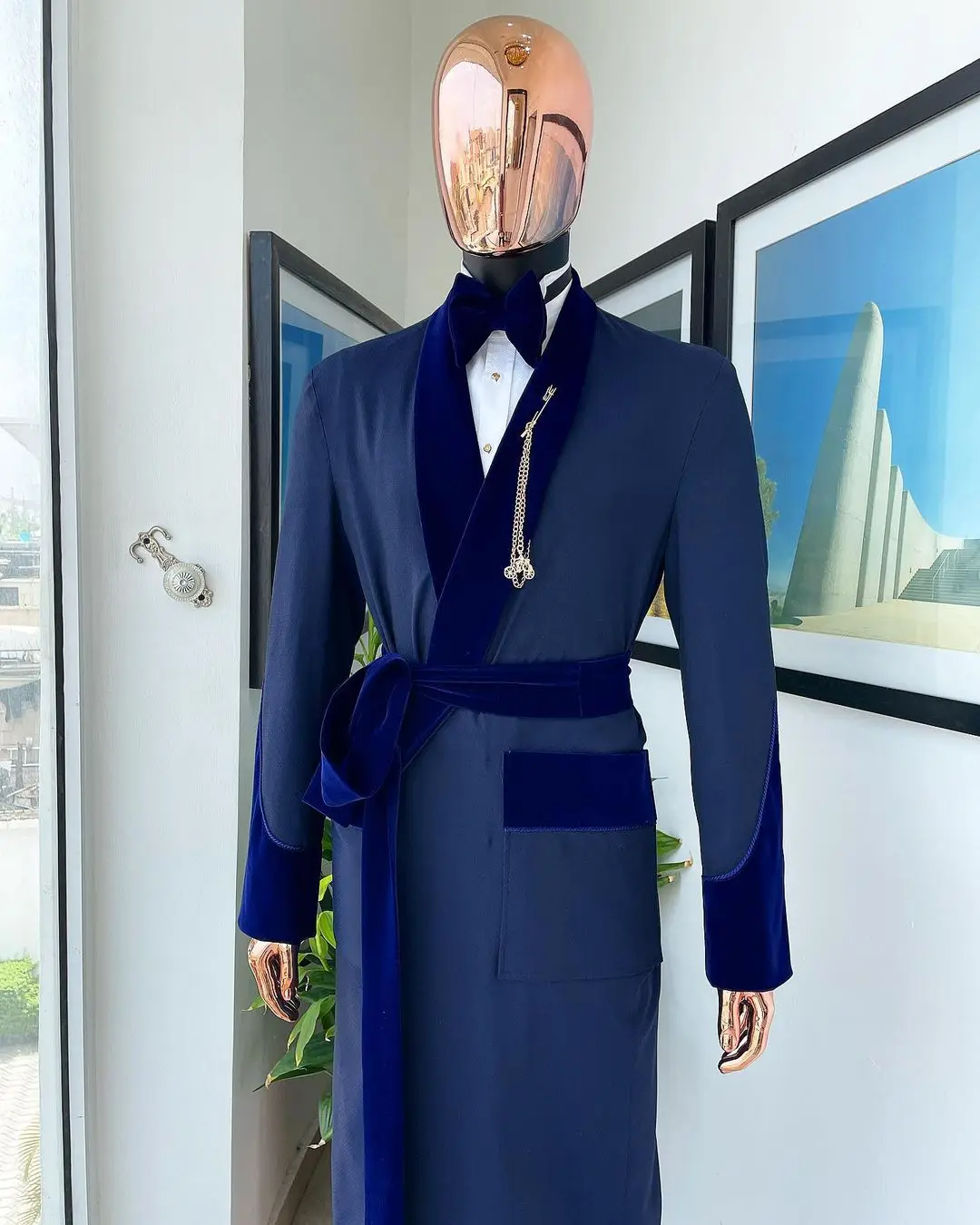 Özel Yapılmış Kraliyet Mavi Er - Men Formal Wear Blue incelemesi ve fiyatı